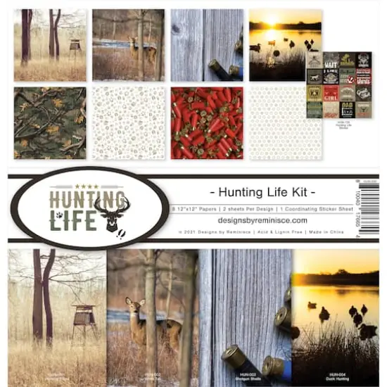 Reminisce Collection Kit 12" x 12", Hunting Life {1}