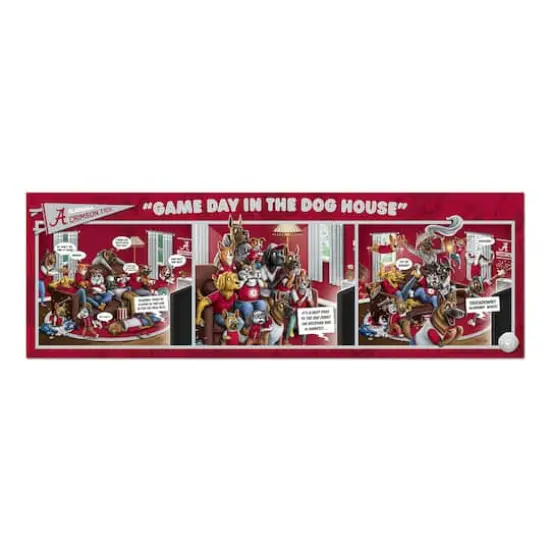 College Game Day in the Dog House 1,000 Piece Puzzle Alabama Crimson Tide {5}