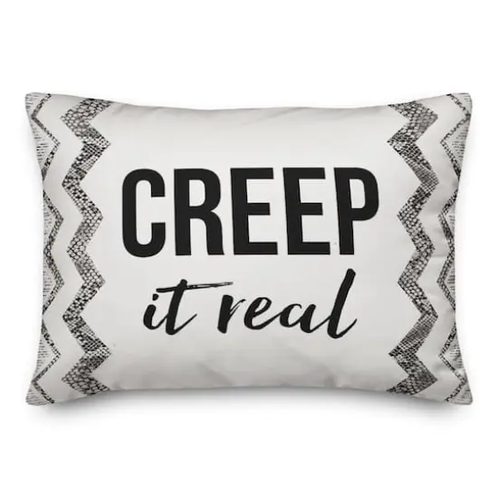 Creep It Real Throw Pillow {1}