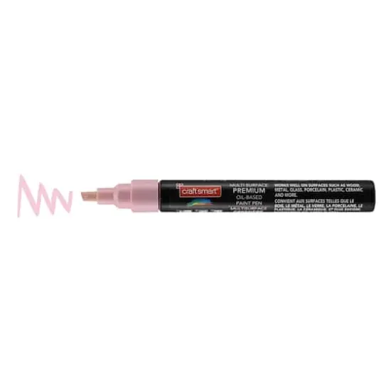 Chisel Tip Multi-Surface Premium Paint Pen by Craft Smart&reg; Pink {3}