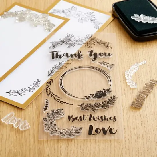 Wreath Clear Stamps by Recollections&trade; {5}