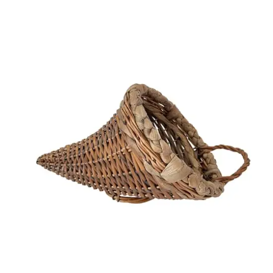 13.5" Wicker Cornucopia Basket by Ashland&reg; {1}
