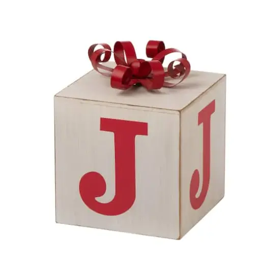 Glitzhome&reg; 32" Wooden Block JOY Porch D&eacute;cor {6}