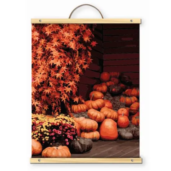 16" x 20" Fall Pumpkins Paint-by-Number Kit by Artist's Loft&reg; {1}