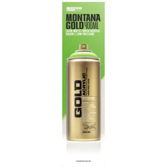 Montana&trade; Gold Acrylic Professional Spray Paint G6020 Green Apple {5}