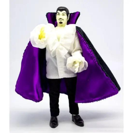 Mego 8" Action Figure Glow in the Dark Dracula with Purple Cape {4}