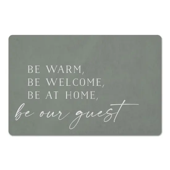 Be Warm Be Welcome Floor Mat, 27' x 18" {1}