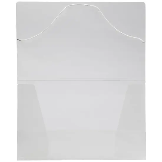 JAM Paper Action Case 9.875" x 15.25" Plastic Portfolio Legal Booklet Clear {4}