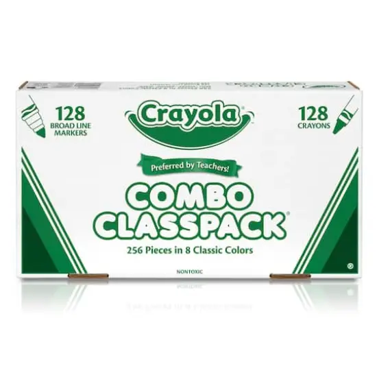 Crayola&reg; Crayon/Marker Combo Classpack&reg; {5}