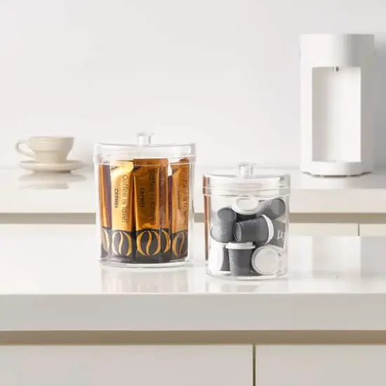 60oz. Clear Plastic Storage Jar by Simply Tidy&reg; {3}