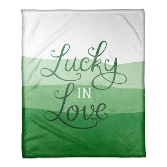 Lucky In Love Throw Blanket {1}