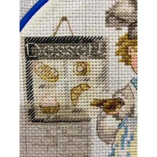 Alisa Pastry Chef Cross Stitch Kit {9}