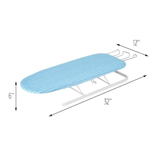 Honey Can Do Tabletop Ironing Board w/ Retractable Iron Rest {6}