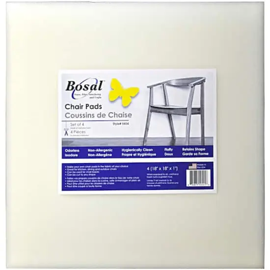 Bosal Foam Square Chair Pad, 18" x 18" x 1" {1}