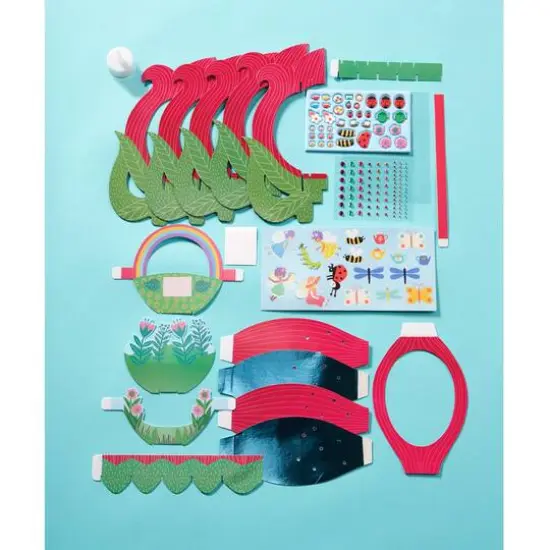 Bright Stripes Lantern Lands Fairy Flower Party Light Up Activity Kit {6}