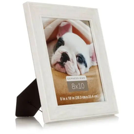 Expressions&trade; 8" x 10" Whitewashed Inner & Outer Lip Frame by Studio D&eacute;cor&reg; {7}