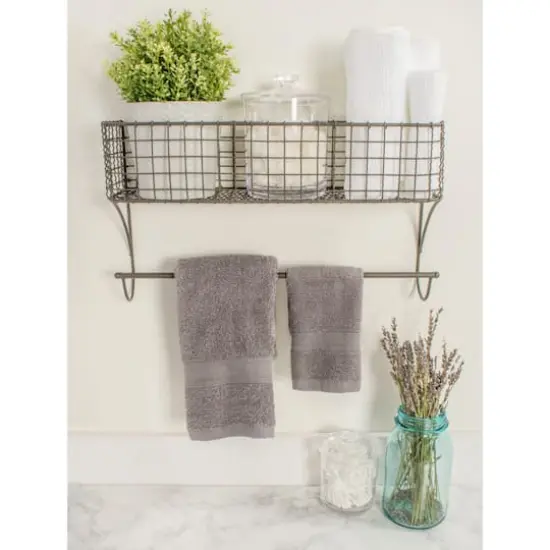 DII&reg; 18" Rustic Bronze Towel Rack {4}