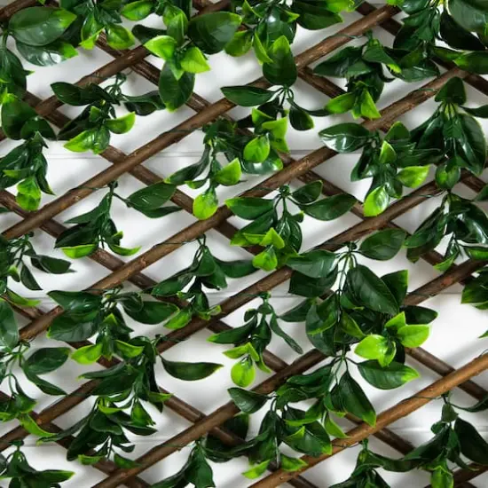 40" x 80" Artificial Gardenia Expandable Privacy Fence Screen {5}