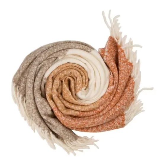 Glitzhome&reg; Woven Acrylic Striped Jacquard Throw {4}