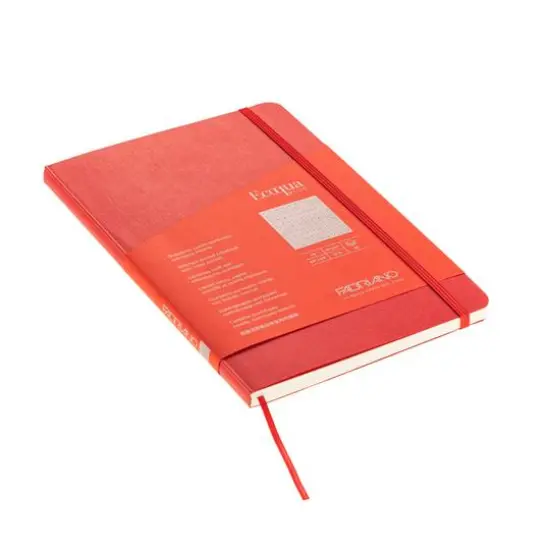 Fabriano&reg; Ecoqua Plus Dotted A5 Fabric-Bound Notebook Red {6}
