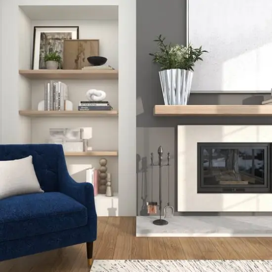 15" Silver Stainless Steel Vase with Zig Zag Edging {14}