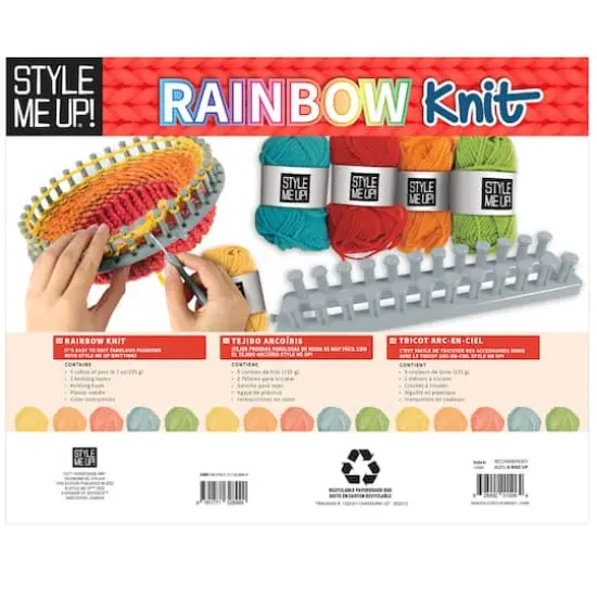 Style Me Up! Rainbow Knit Activity Kit {6}