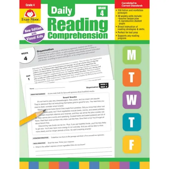 Daily Reading Comprehension, Grade 4 {1}