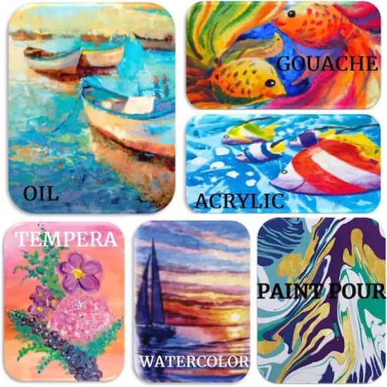 ArtSkills&reg; 6 Pack 11" x 14" Stretched Painting Canvas {6}