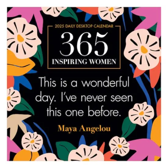 TF Publishing 2025 365 Inspiring Women Daily Desktop Calendar {1}