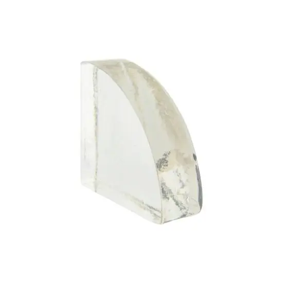 Hello Honey&reg; 5.5" Geometric Glass Block Bookend {7}