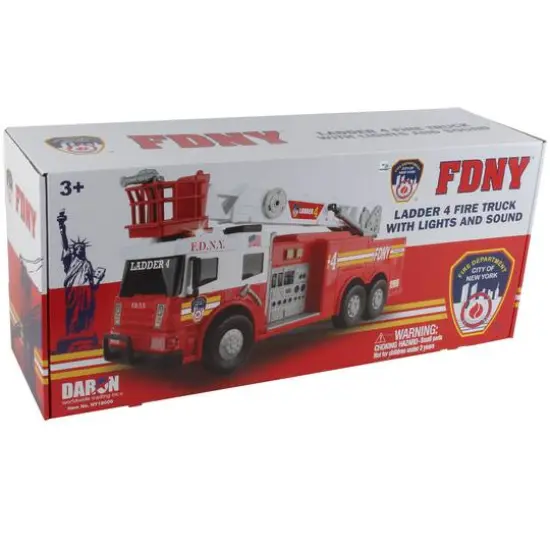 Daron FDNY: 24" Ladder & Fire Truck Toy {3}