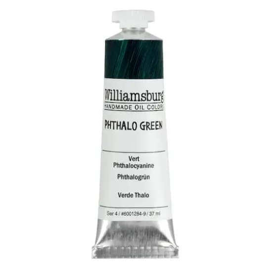 Williamsburg&reg; Artist Oil Colors, 37mL Phthalo Green {1}