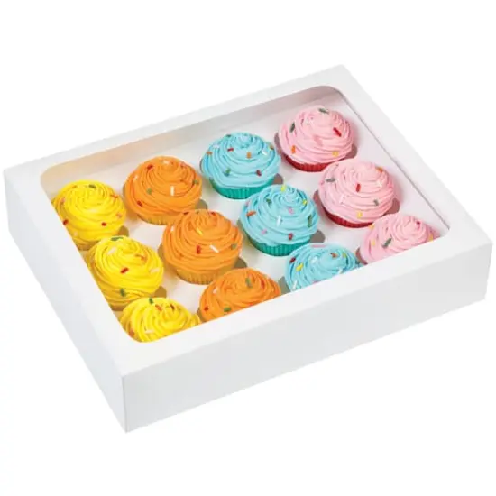 Wilton&reg; 12 Cavity White Mini Cupcake Boxes, 3ct. {1}
