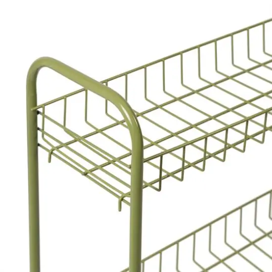 Honey Can Do Olive 3-Tier Rolling Cart {7}