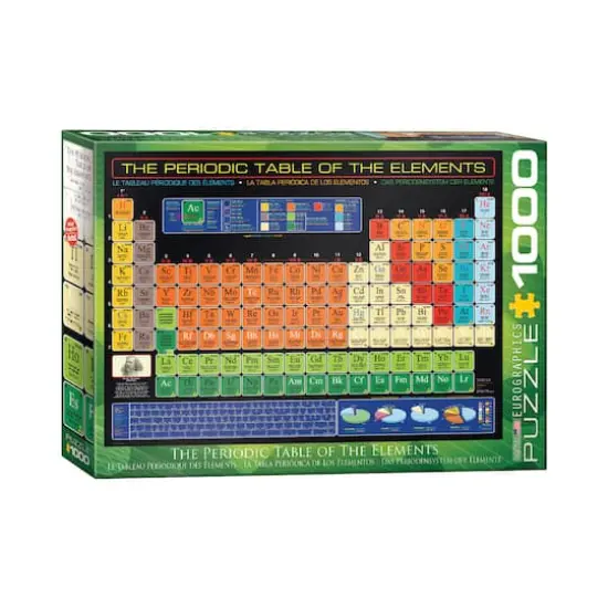 The Periodic Table of the Elements 1000 Piece Jigsaw Puzzle {1}
