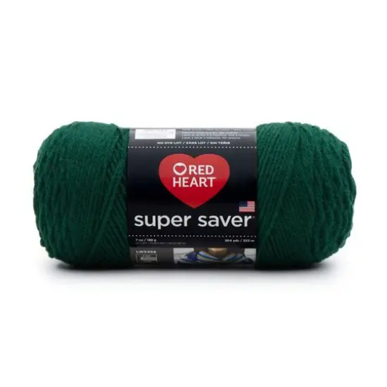 Red Heart&reg; Super Saver&reg; Solid Yarn Hunter Green {1}
