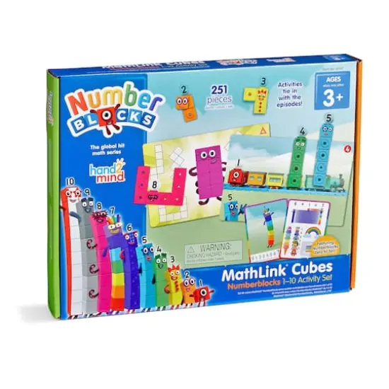 hand2mind&reg; Numberblocks MathLink&reg; Cubes 1-10 Activity Set {1}