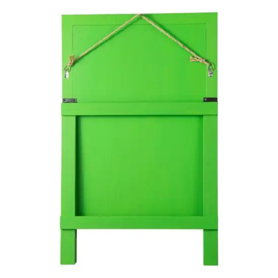 Glitzhome&reg; 24" Mardi Gras Wooden Standing Easel Sign Decor or Hanging Decor {7}