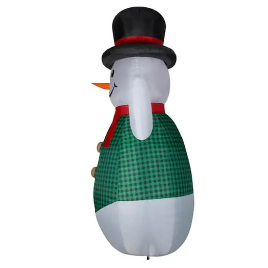 12.5ft. Airblown&reg; Inflatable Christmas Dapper Snowman {3}