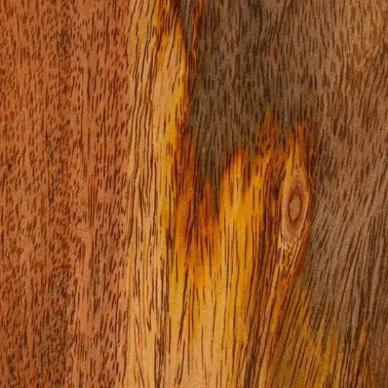 Hello Honey® 10" Round Natural Mango Wood Serving Bowl with Lid {7}