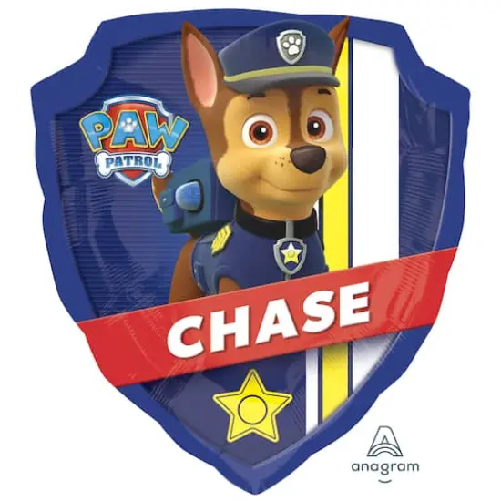 SuperShape&reg; 27" PAW Patrol&trade; Badge Foil Balloon {3}