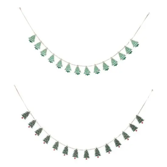 Hello Honey&reg; 6ft. Multicolor Paper Tree Garlands Set {1}