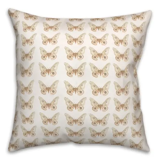 Butterfly Pattern 18" x 18" Throw Pillow {1}