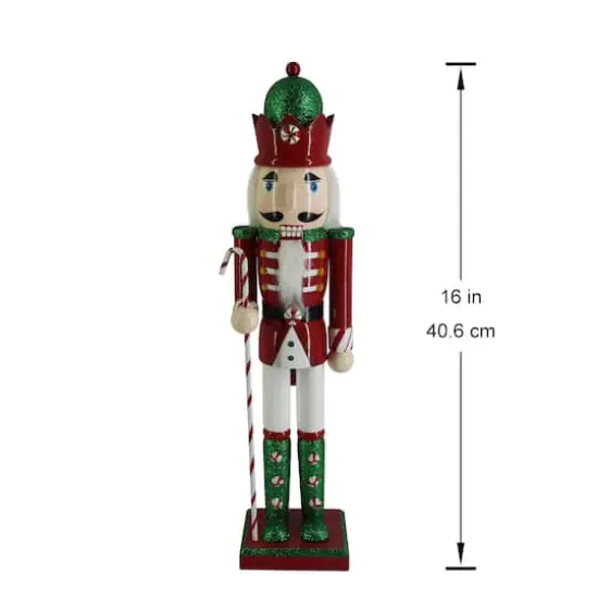 16" Red & White Candy Cane Nutcracker by Ashland® {3}