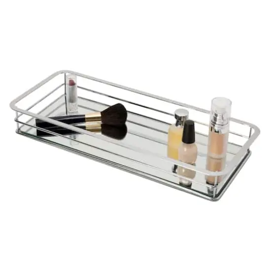Home Details Vanity Tray with Chrome Finish {3}