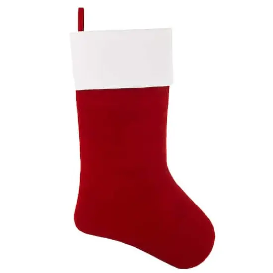 Haute Decor HangRight™ 20" Premium Red & White Stocking, 4ct. {1}