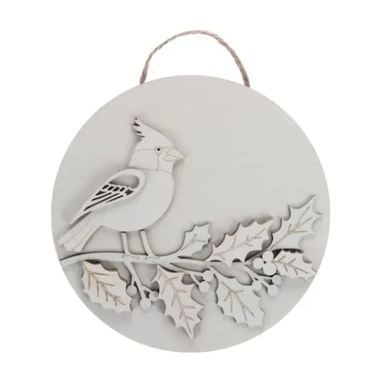 6" Cardinal Plaque DIY Wood D&eacute;cor Kit by Make Market&reg; {1}