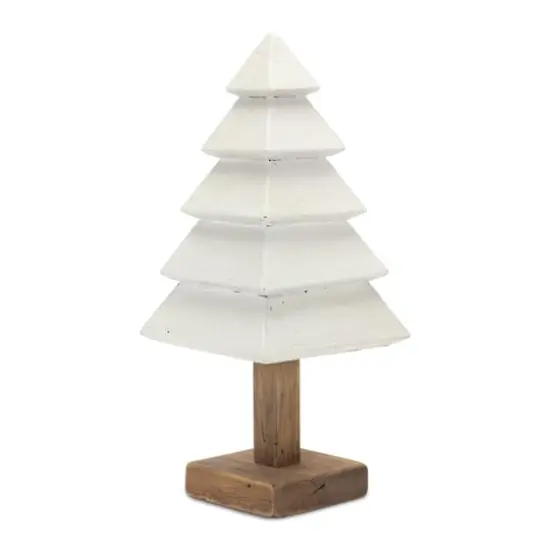 Tiered Wood Pine Tree Set {5}