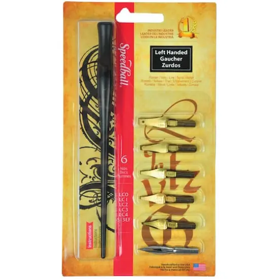 Speedball&reg; Left-Handed Dip Pen Set {1}