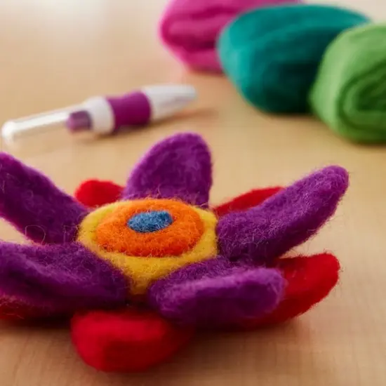 Dimensions&reg; Needle Felting Wool Rovings, Rainbow {3}